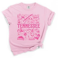 Tennessee Collage Short Sleeve T-Shirt