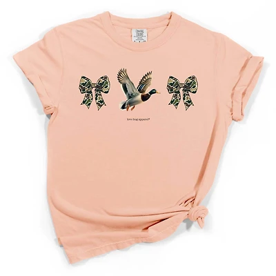 Camo Bow Duck Short Sleeve T-Shirt
