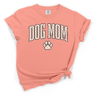 Checkerboard Dog Mom Short Sleeve T-Shirt