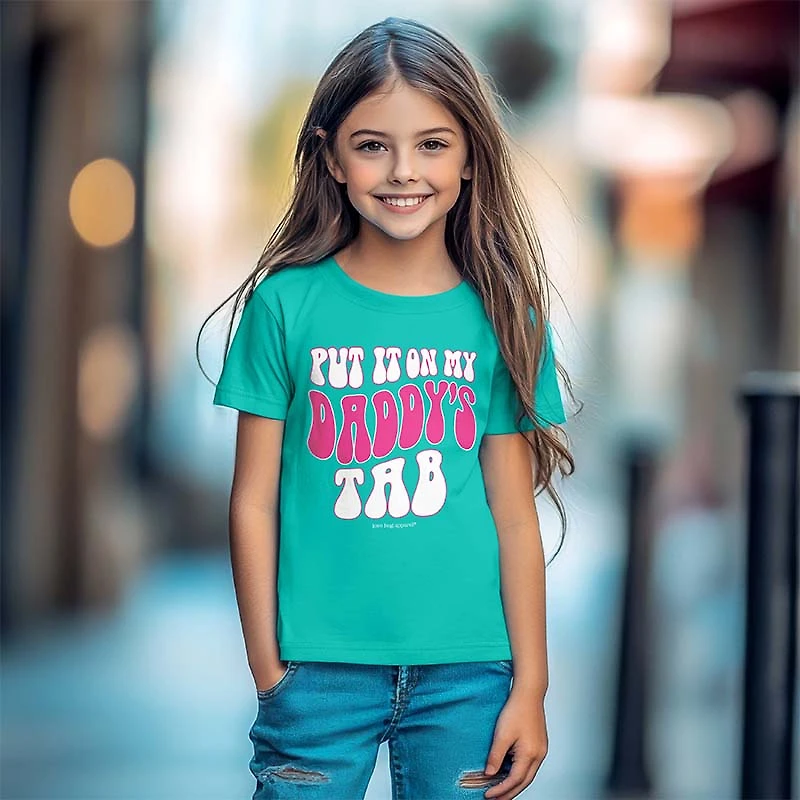 Youth Put It On My Dad's Tab Short Sleeve T-Shirt
