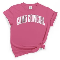 Camo Cowgirl Short Sleeve T-Shirt