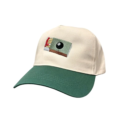 8Ball Matchbox Hat in Green
