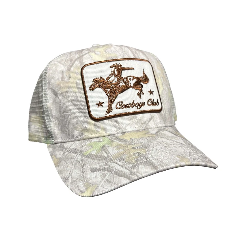 Beige Camo Cowboy Club Hat