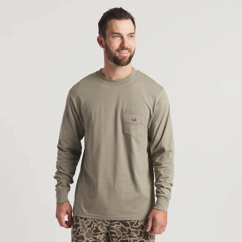 Inflight Camo Long Sleeve T-Shirt Stonewall Olive