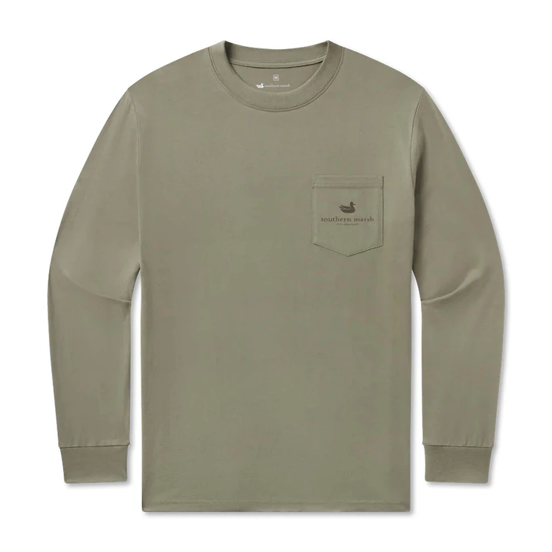 Inflight Camo Long Sleeve T-Shirt Stonewall Olive