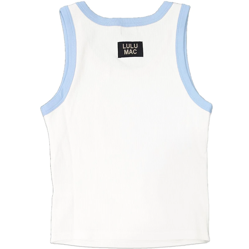 Lulu Mac Logo Tank Top Light Blue