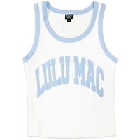 Lulu Mac Logo Tank Top Light Blue