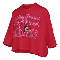 Louisville School with Mascot Oversized Short Sleeve T-Shirt