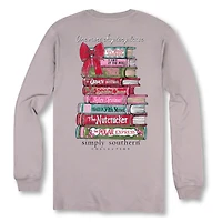 Stacked Books Long Sleeve T-Shirt