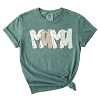 Mama Dark Patchwork Short Sleeve T-Shirt