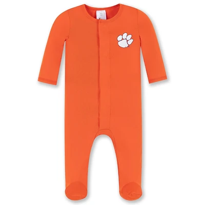 Clemson Infant Magnetic One-Piece Footie