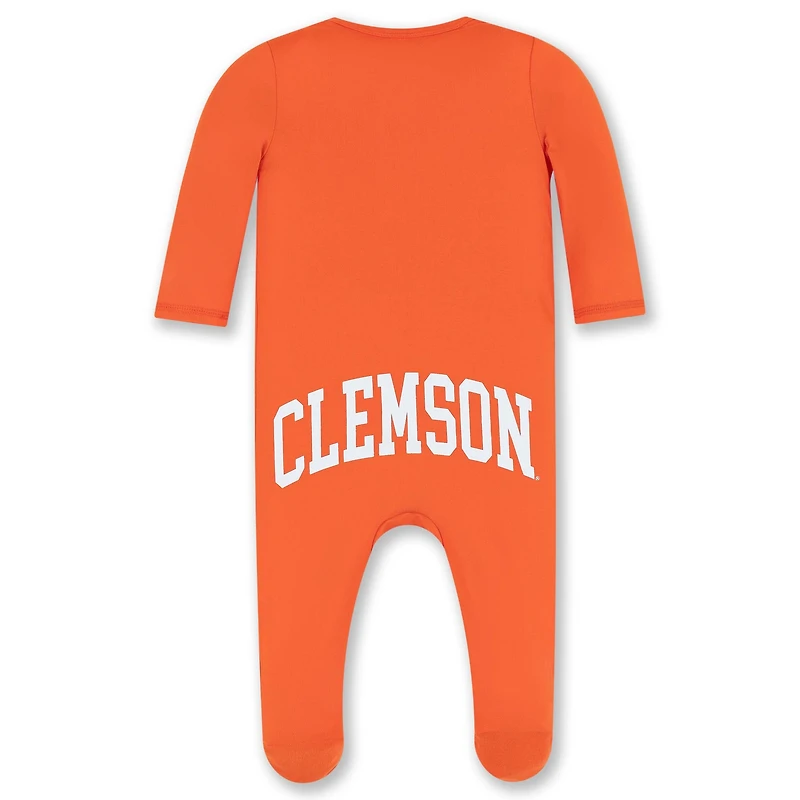 Clemson Infant Magnetic One-Piece Footie