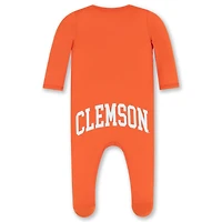 Clemson Infant Magnetic One-Piece Footie