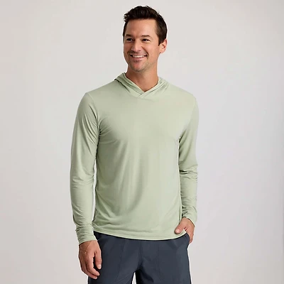 Long Sleeve Elevate Lightweight Hoodie Desert Sage