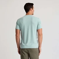 Flex Pocket Short Sleeve T-Shirt Heather Ocean Mist