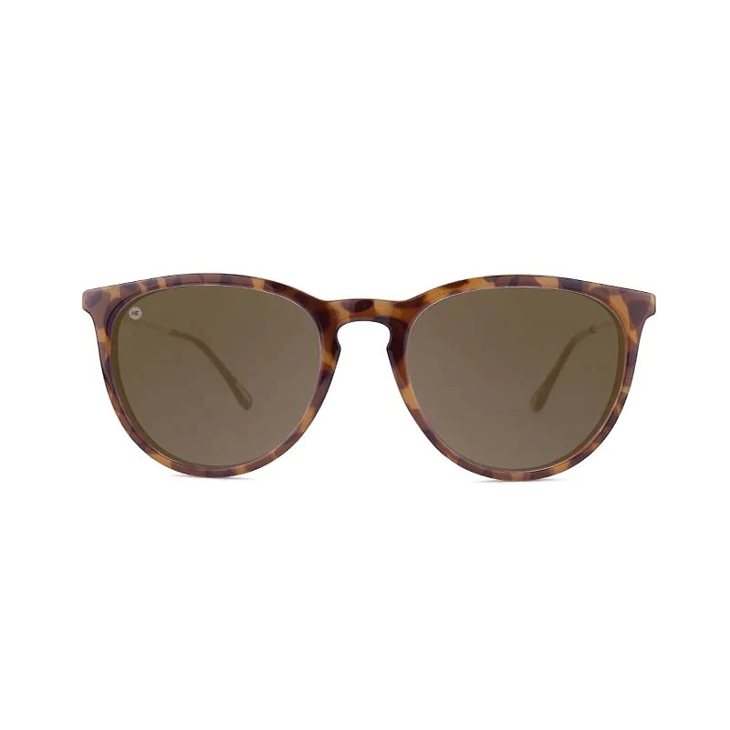 Knockaround® Mary Janes Sunglasses in Glossy Blonde Tortoise and Amber