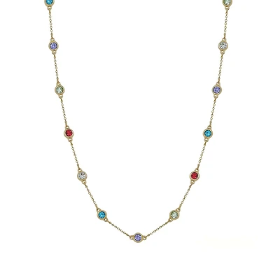 Multicolor Gemstone Necklace