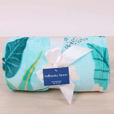 Monstera Fleece Blanket