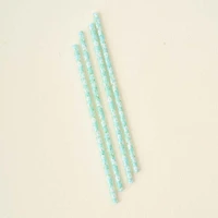 Daisy Craze Aqua 40oz Straw Set