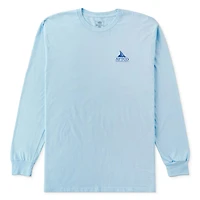 Tall Tail Sleeve T-Shirt Blue Steel Heather