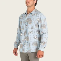 Men's Fireside Button-Down Overshirt Smoke