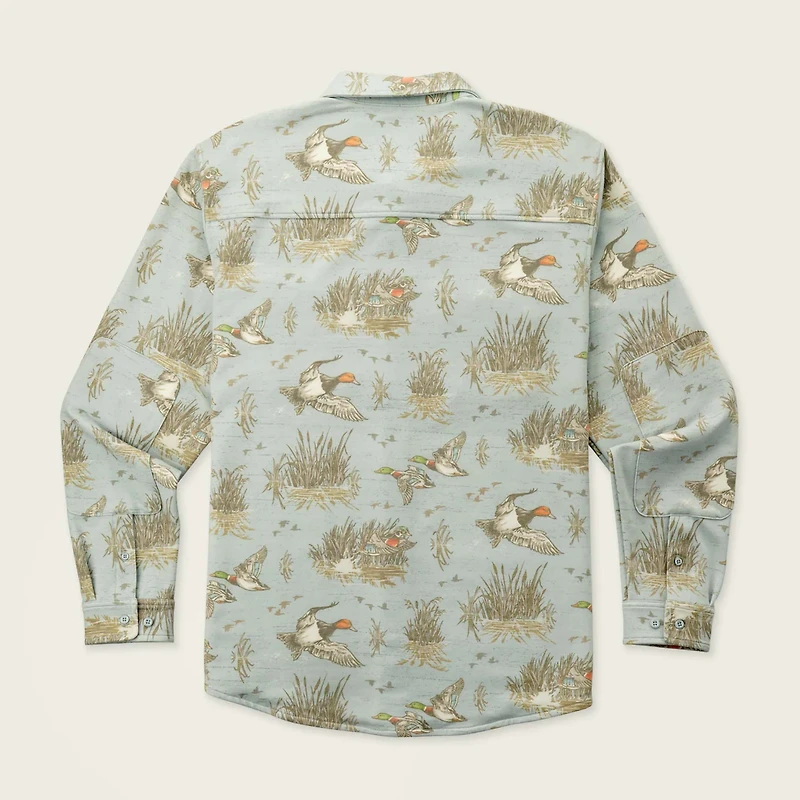 Men's Fireside Button-Down Overshirt Smoke