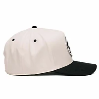 Comus Two Toned Trucker Hat in White and Black
