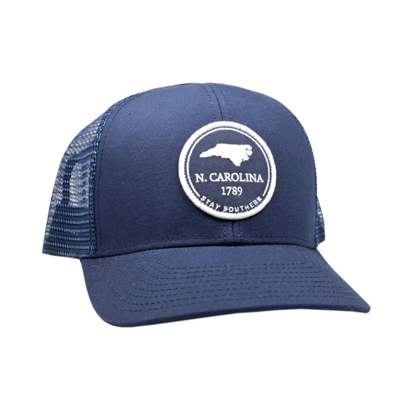 North Carolina Mesh Back Trucker Hat in Navy