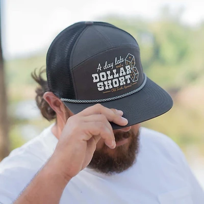Day Late Dollar Short Rope Trucker Hat