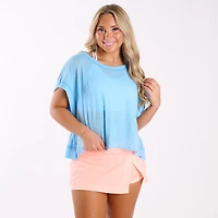 FP Movement Hot Shot Mini Skort Pastel Peach