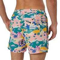 Booze Cruise Pink 5" Party Starter Swim Shorts