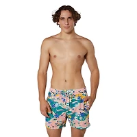 Booze Cruise Pink 5" Party Starter Swim Shorts
