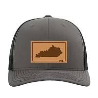 Kentucky Outline Trucker in Charcoal and Black