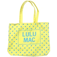 Lulu Mac Polka Dot Canvas Tote Bag