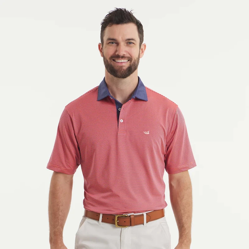 Bermuda Hampton Stripe Performance Polo