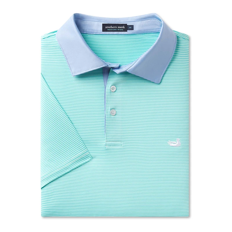 Bermuda Hampton Stripe Performance Polo