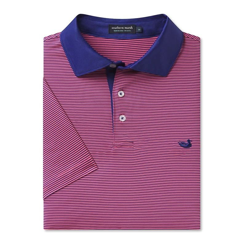 Bermuda Hampton Stripe Performance Polo