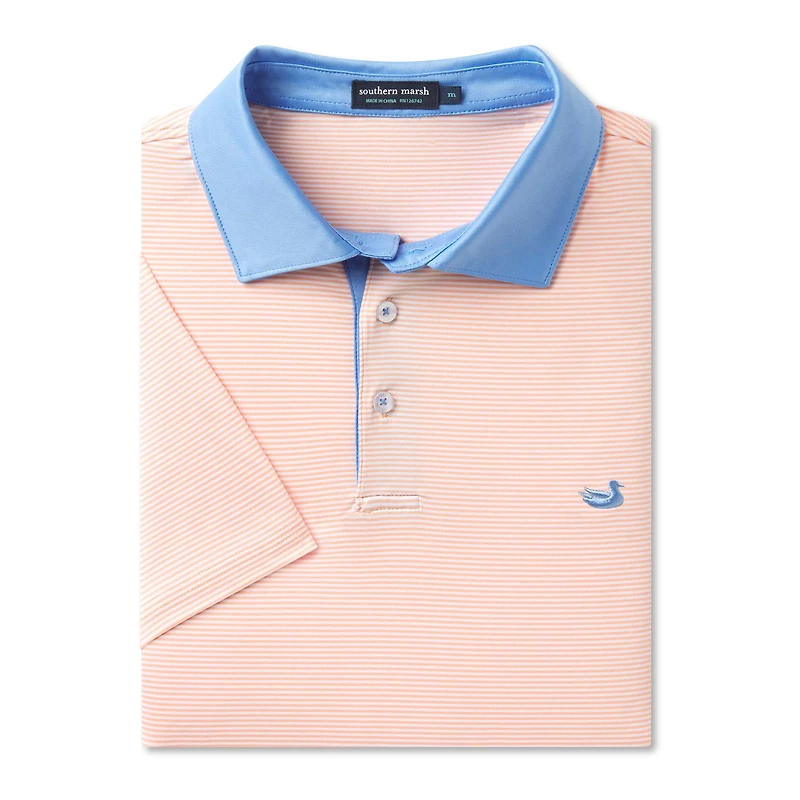 Bermuda Hampton Stripe Performance Polo