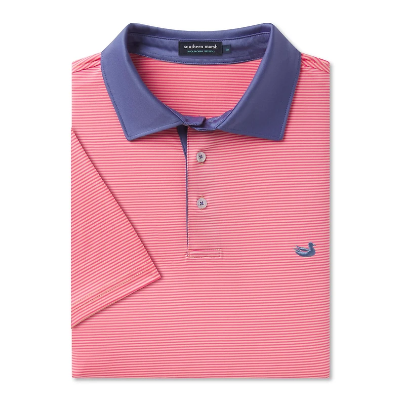 Bermuda Hampton Stripe Performance Polo