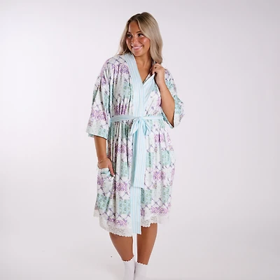 Floral Patchwork Robe