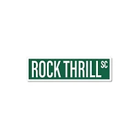 3 Inch Rock Hill Street Sign Decal