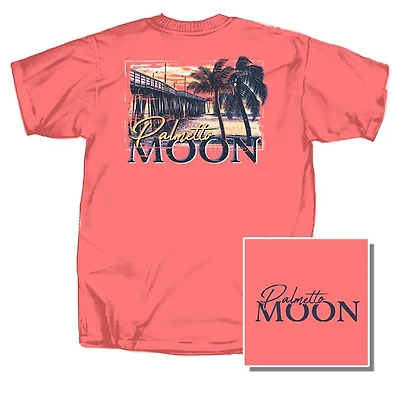 The Pier Short Sleeve T-Shirt Coral