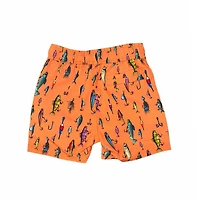 Youth Fishing Lures Swim Trunks
