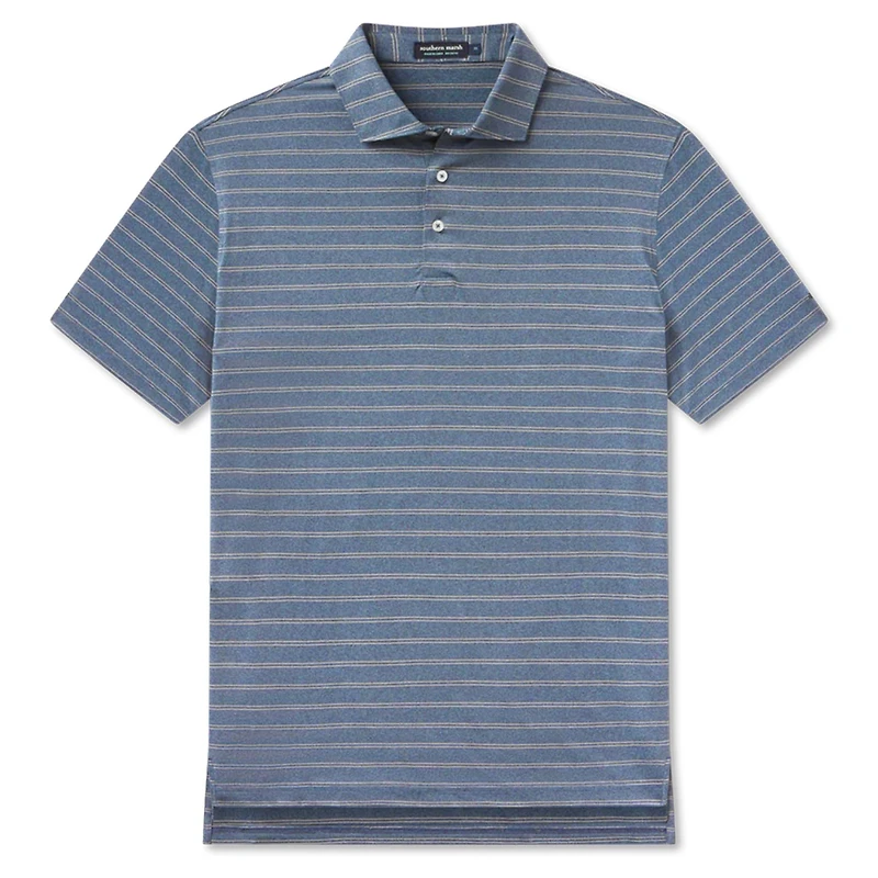 Newcastle Stripe Featherlight Polo