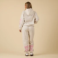 Pink Bow Ditsy Print Sweatpants