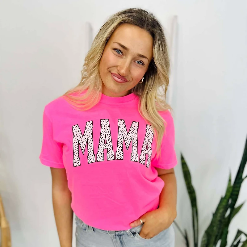 Polka Dot Mama Short Sleeve T-Shirt