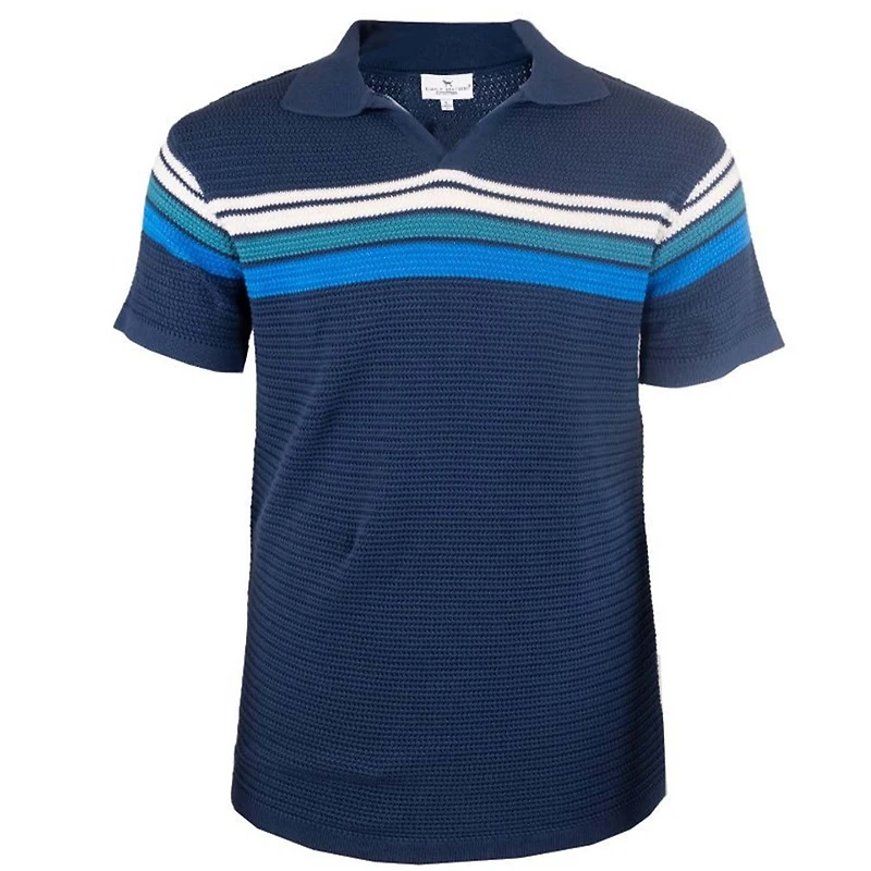 Men's Short Sleeve Sweater Polo