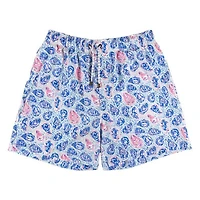 Men's Printed Seersucker Shorts