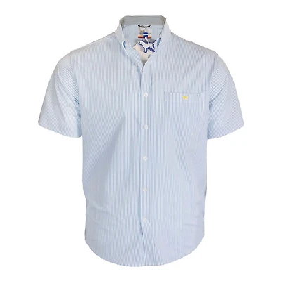 Men's Seersucker Button Down Shirt