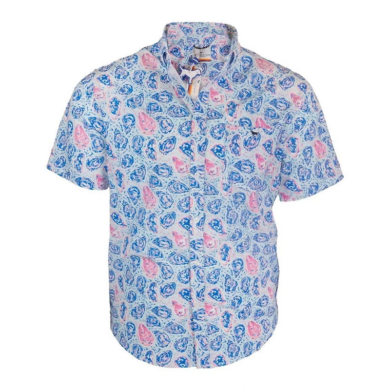 Men's Seersucker Button Down Shirt